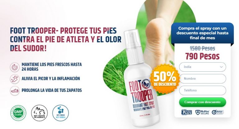 Foot Trooper producto de hongos en las pies argumentaciones, comprar referente a Mexico, precio acerca de farmacias, consejos reales